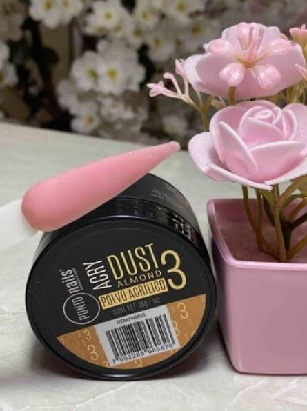 Puro Nails Tech Dust Almond 3 polvo acrílico