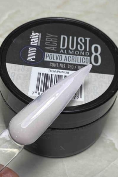 Punto Nails Acryl Dust 8 Almond polvo acrílico